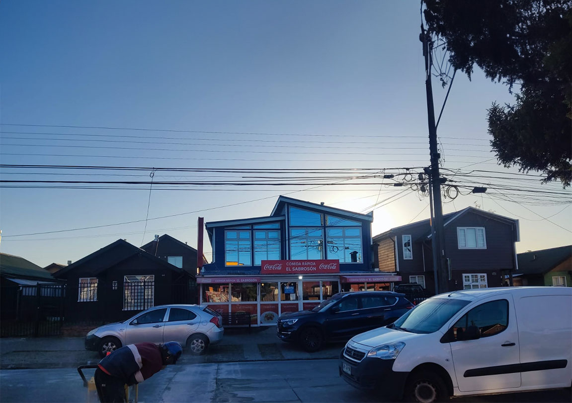 El Restaurante El Sabroson Bosquemar actualmente. Año 2024.